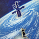 Illustration for article titled The First Spacewalker Created The Best Soviet Cosmic Landscapes